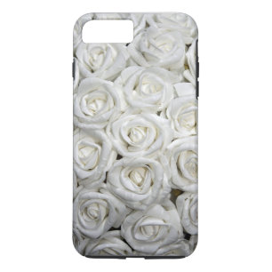 Personalised Customise White Roses iPhone 8 Plus/7 Plus Case