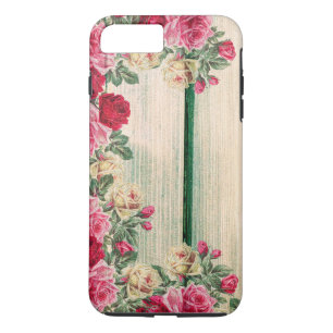 Personalised Customise Wooden Pink Roses iPhone 8 Plus/7 Plus Case