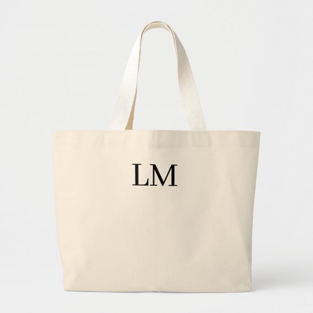 Personalised customised chain|canvas tote bag (Front)