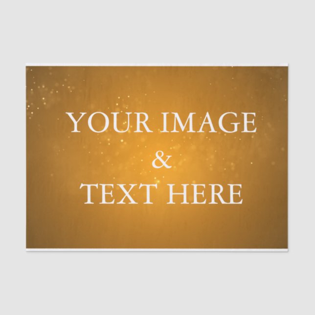 Personalised Customised Your Own Photo Tissue Pape Paper (Front)