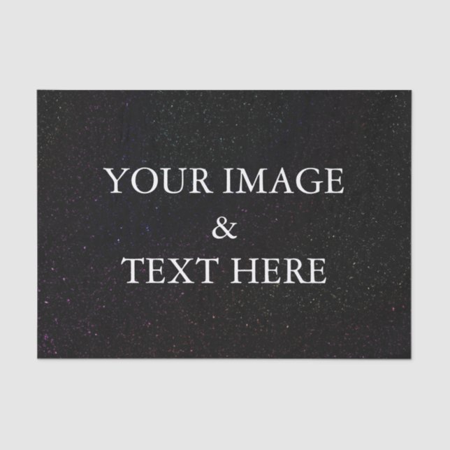 Personalised Customised Your Own Photo Tissue Pape Paper (Front)