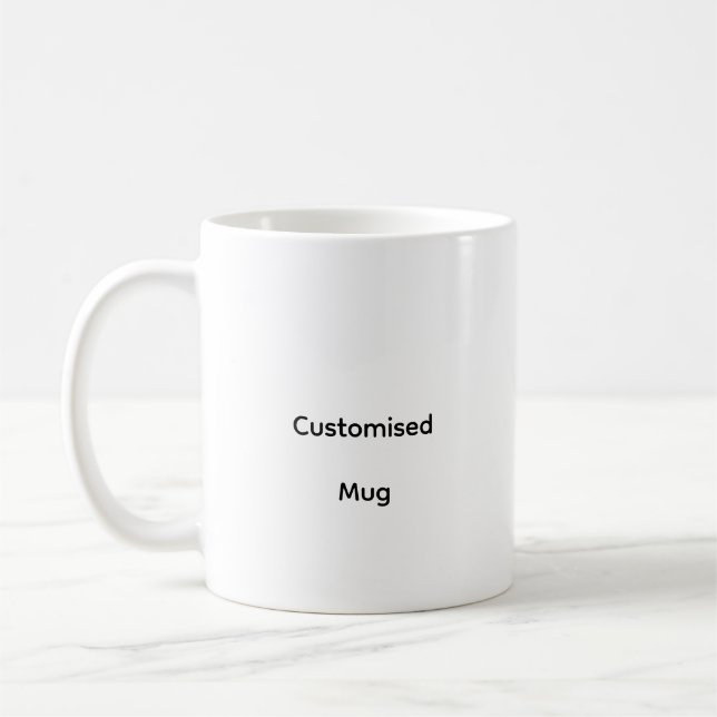 Personalised CustomizedTwo-Tone Mug, 15 oz Coffee Mug (Left)
