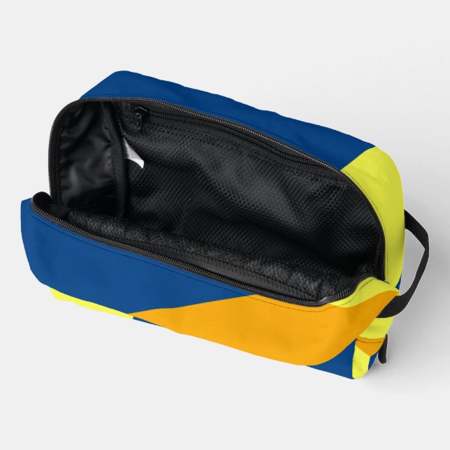 Personalised Cut & Sew Toiletry Travel Bag (Open)