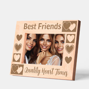Personalised Cute and Elegant Heart Artworks Etched Frames