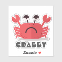 Personalised Cute and Simple Crabby Crab