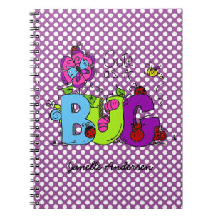 Personalised Cute as a Bug Journal
