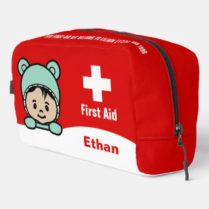 Personalised Cute Baby First Aid Kit Bag