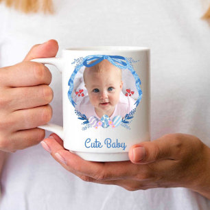 Personalised Cute Baby   Modern    Coffee Mug