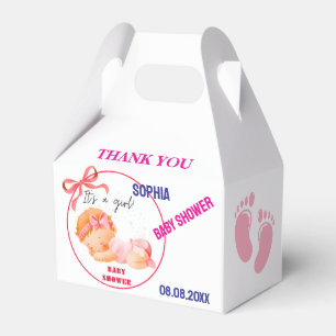 Personalised Cute Baby Shower Favour Boxes