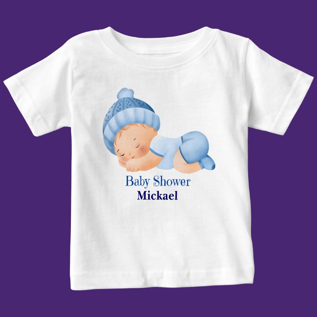 Personalised Cute Baby Shower  T-Shirt (Creator Uploaded)