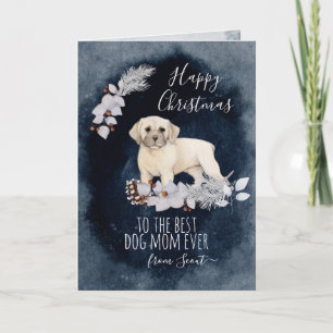 Personalised Cute Beabull Mum Christmas  Holiday Card