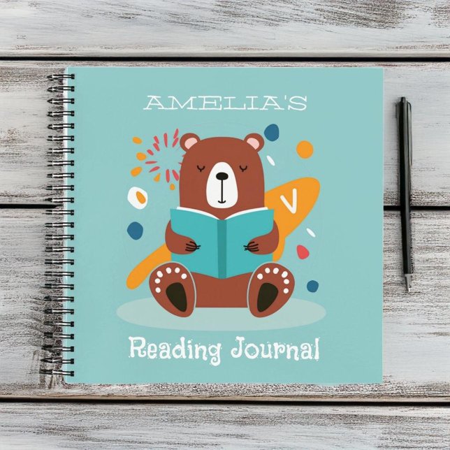 Personalised Cute Bear Reading Journal (Creator Uploaded)