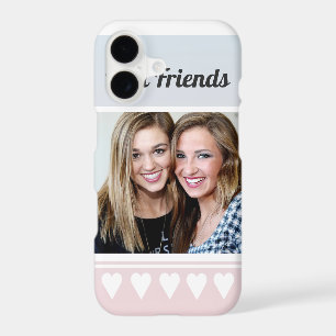 Personalised Cute Best Friends Photo Heart Ombre