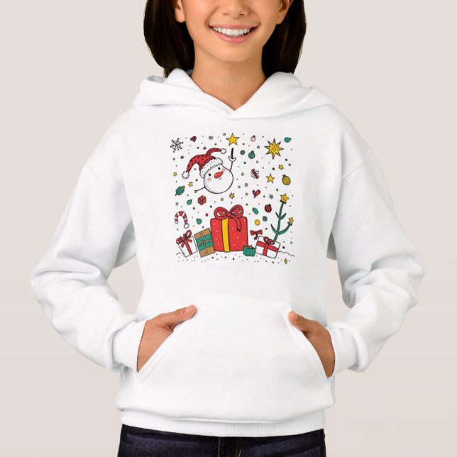 personalised cute Christmas pullover  (Front)