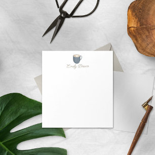 Personalised Cute coffee Mug Notepad
