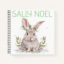 Personalised cute colourful notebook