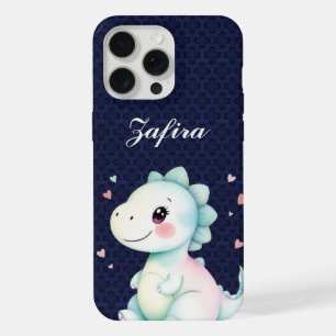 Personalised Cute Dinosaur iphone case 15 pro