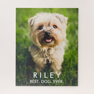 Personalised Cute Dog Photo Custom Quality Jigsaw Puzzle