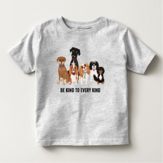 Personalised Cute Dog Toddler T-Shirt