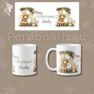 Personalised Cute Fairy Christmas Holiday Gift Coffee Mug