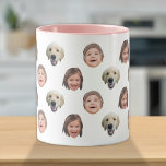 Personalised Cute Family Face 3 Photos Mug<br><div class="desc">The background needs to be transparent. Make sure the photo is cropped tightly to the object/face. If you have any problem cropping your photo, i can do it for you. Before placing an order, you have to send your photo to my message or email at ayokholid@gmail.com, and i will send...</div>