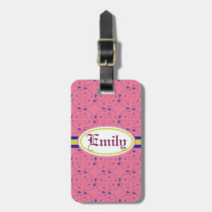 Personalised Cute Fish Bone Luggage Tag