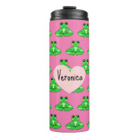 Personalised Cute Frog | Name in Heart