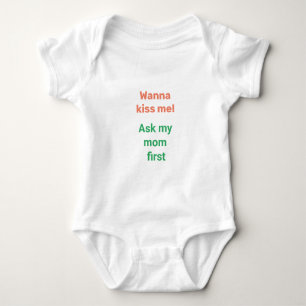 Personalised Cute Funny  Baby Bodysuit