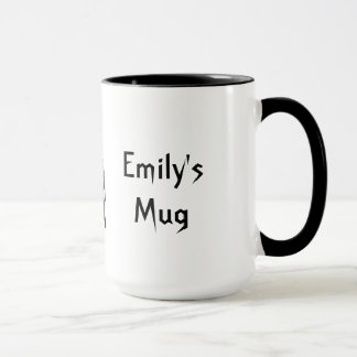 Personalised Cute Gothic Mug