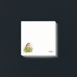 Personalised Cute Hedgehog Post-it Notes<br><div class="desc">Cute design features illustration of hedgehog in nature. Personalise with name or personal message. Perfect holiday gift for anyone. Use Edit Design button to resize or reposition image,  change font style/colour,  etc or use Transfer Design feature to transfer image to other merchandises of your choice.</div>