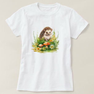 Personalised Cute Hedgehog T-Shirt
