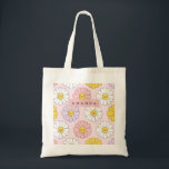 Personalised Cute Kawaii Pastel Daisy Flower Faces Tote Bag<br><div class="desc">This pastel daisy collection? It’s essentially happiness, strategically designed. Soft pinks, bright yellows, cool lavenders—all thoughtfully selected to create an approachable, positive look. Each daisy even gets its own smile. It’s crafted to resonate with customers who want more than the usual. Personalisation isn’t just a bonus here—it’s core. Put your...</div>
