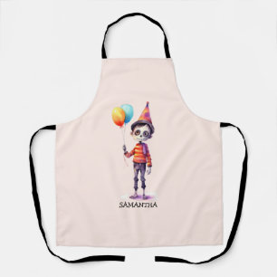 Personalised Cute Kid Zombie Halloween Apron