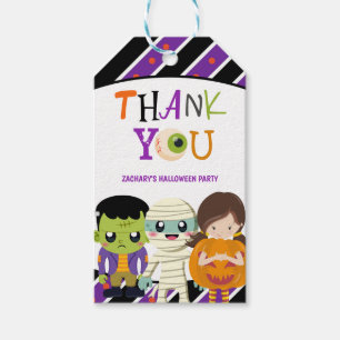 Personalised Cute Kids Costume Party Halloween Gift Tags