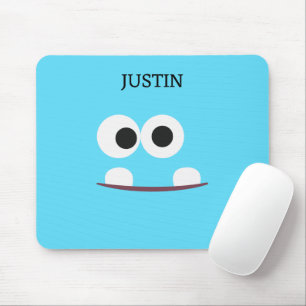 Personalised Cute Kids Monster Mouse Pad/Desk Mat Pad