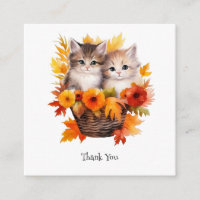 Personalised Cute Kittens Cats in Basket