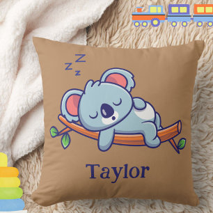 Personalised Cute Koala Bear Cartoon Cushion