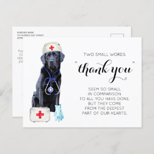Personalised Cute Nursing Thank You Nurses Day Holiday Postcard