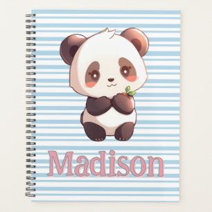 Personalised Cute Panda Planner