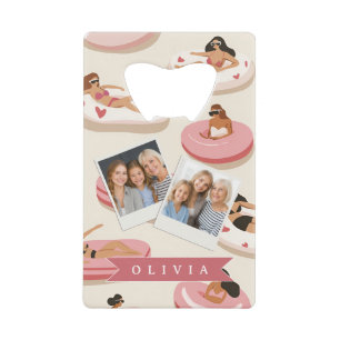 Personalised Cute Pink Pool Float Summer Aesthetic