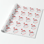 Personalised Cute Red Polar Bear Merry Christmas Wrapping Paper<br><div class="desc">Cute personalised Christmas wrapping paper with an illlustration of a polar bear wearing a red hat and scarf along with the greeting "Merry Christmas" and the recipient's name.  This holiday wrapping paper is sure to add a festive and personal touch to your Christmas gifts,  perfect for kids.</div>