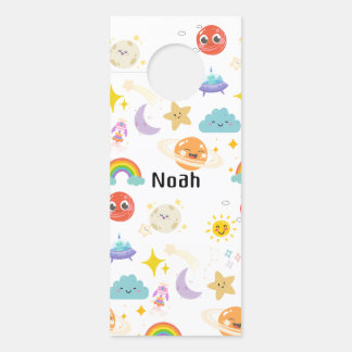 Personalised Cute Sky Solar Door Hanger