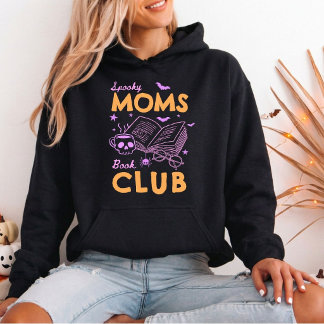 Personalised Cute Spooky Book Club Graphic Hoodie