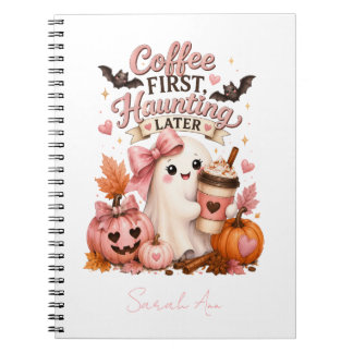 Personalised Cute Spooky Halloween Notebook