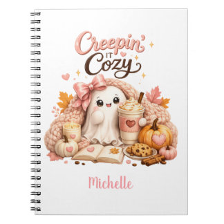 Personalised Cute Spooky Halloween Notebook