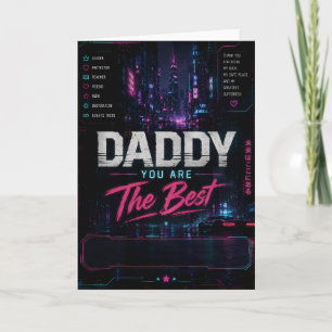 Personalised Cyberpunk Father’s Day Card
