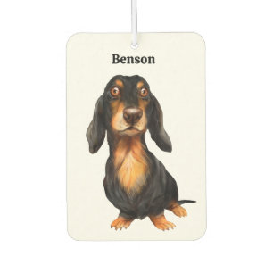 Personalised Dachshund Car Air Freshener