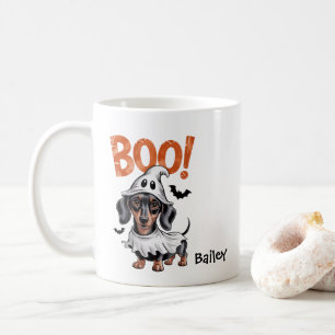 Personalised Dachshund Halloween Dog Coffee Mug