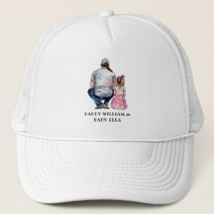 Personalised Dad and Daughter (7) Trucker Hat