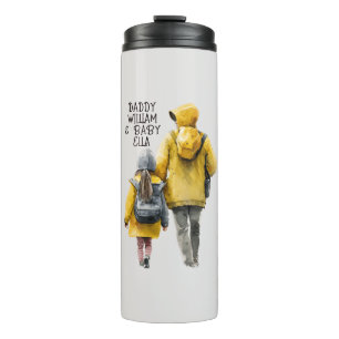 Personalised Dad and Daughters (15) Thermal Tumbler